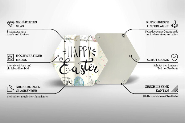 Cache plaque de cuisson Happy Easter