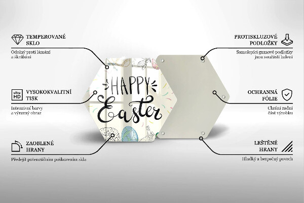 Cache plaque de cuisson Happy Easter