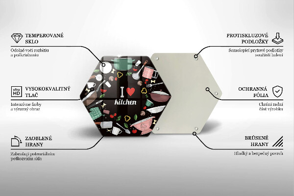 Cache plaque de cuisson Illustration J'aime la cuisine