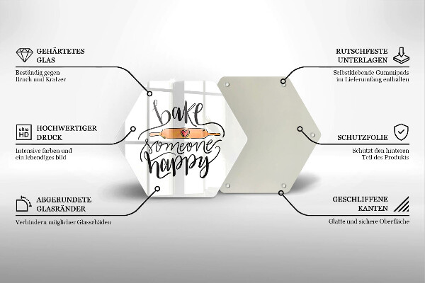 Cache plaque de cuisson Faire cuire quelqu'un de heureux