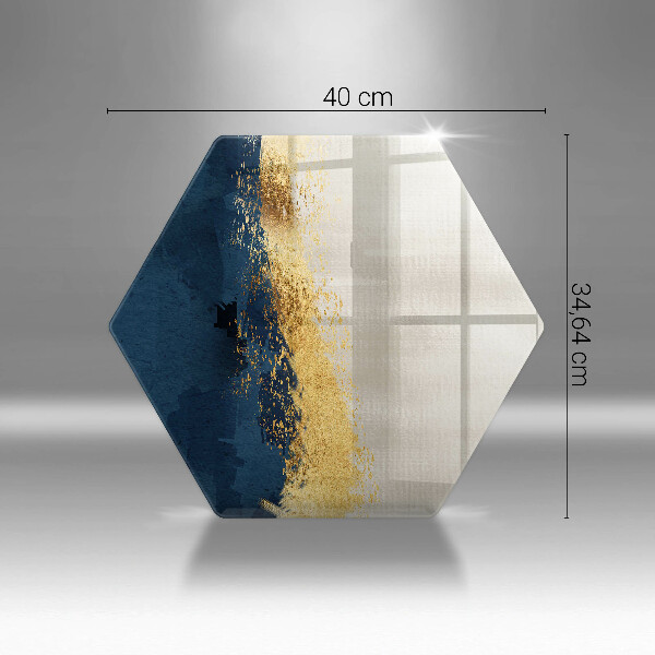 Cache plaque de cuisson Abstraction de l'or