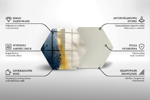 Cache plaque de cuisson Abstraction de l'or