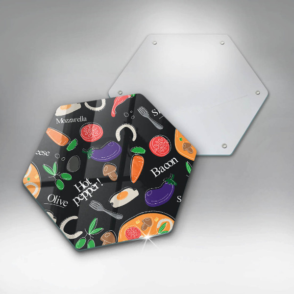 Cache plaque de cuisson Illustration de la nourriture