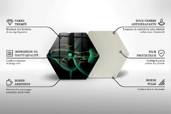 Cache plaque de cuisson Abstraction moderne