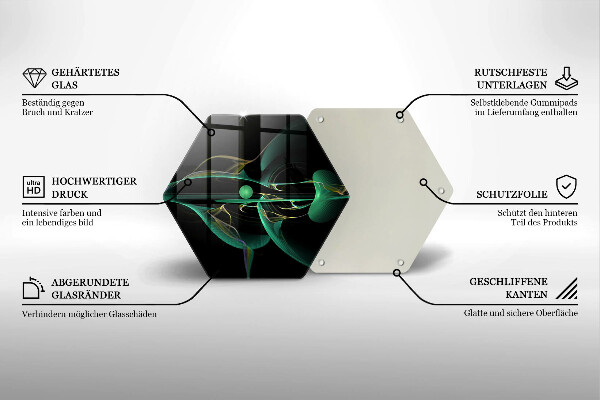Cache plaque de cuisson Abstraction moderne