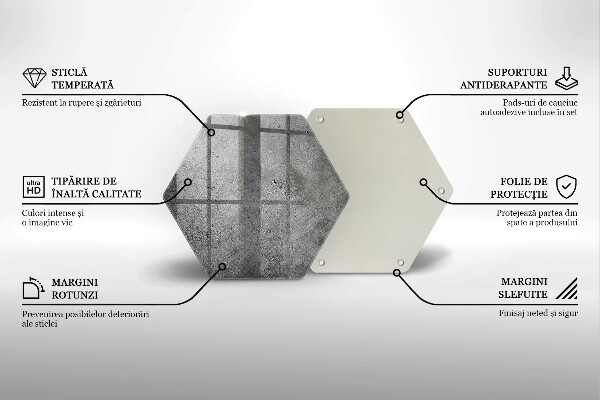 Cache plaque de cuisson Texture de pierre en béton