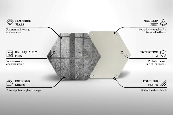 Cache plaque de cuisson Texture de pierre en béton