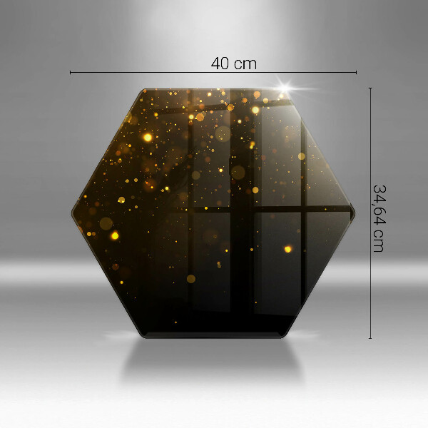 Protection plaque induction Paillettes d'or