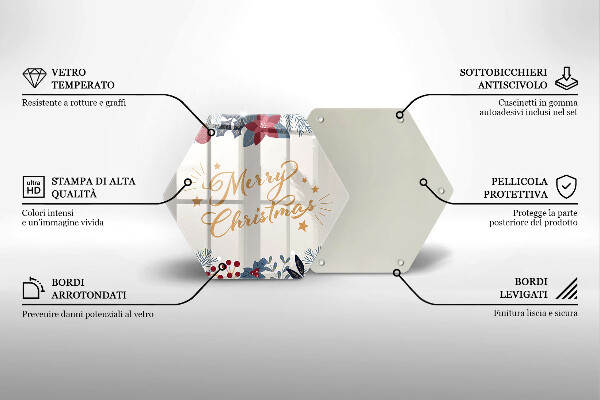 Protection plaque induction Merry Christmas