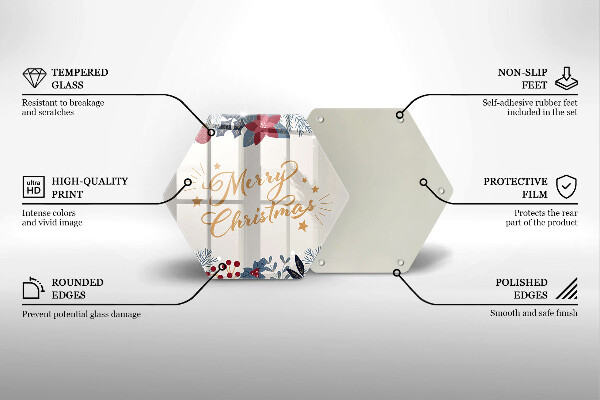 Protection plaque induction Merry Christmas