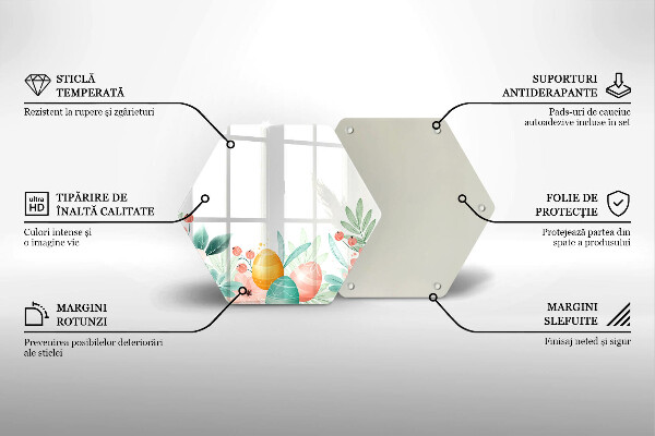 Cache plaque de cuisson œufs de Pâques