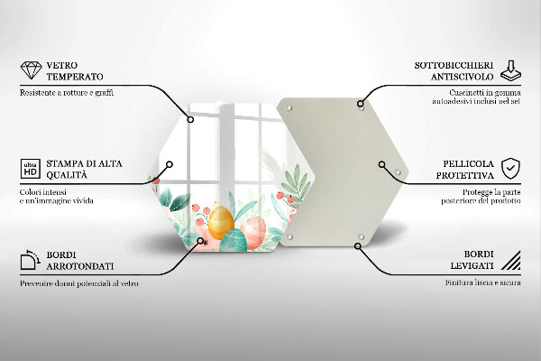 Cache plaque de cuisson œufs de Pâques