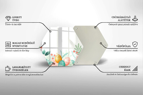 Cache plaque de cuisson œufs de Pâques