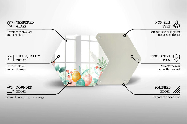 Cache plaque de cuisson œufs de Pâques