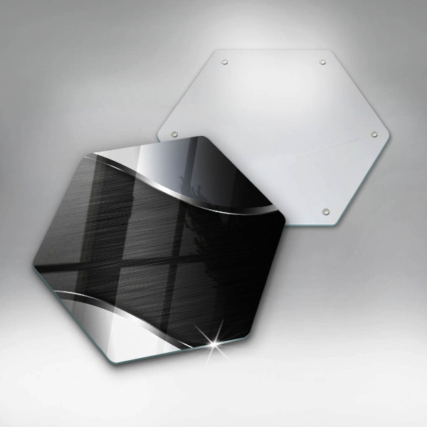 Cache plaque de cuisson Abstraction du métal