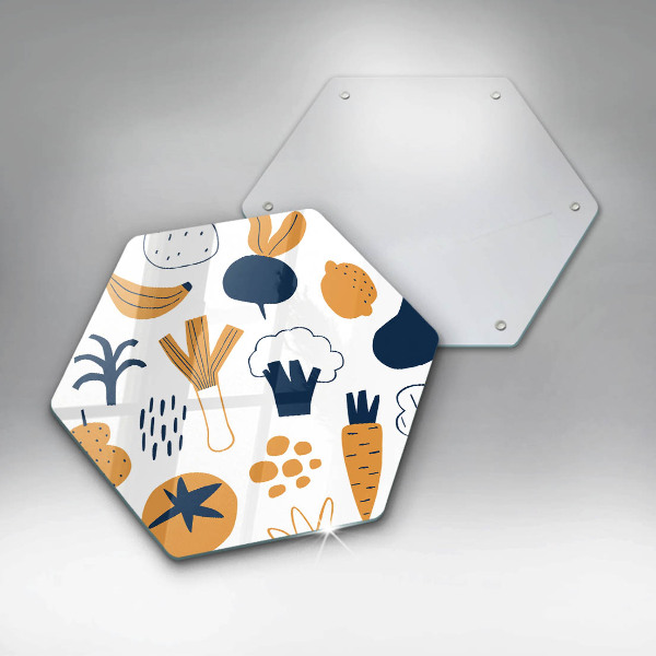 Cache plaque de cuisson Illustration de la nourriture