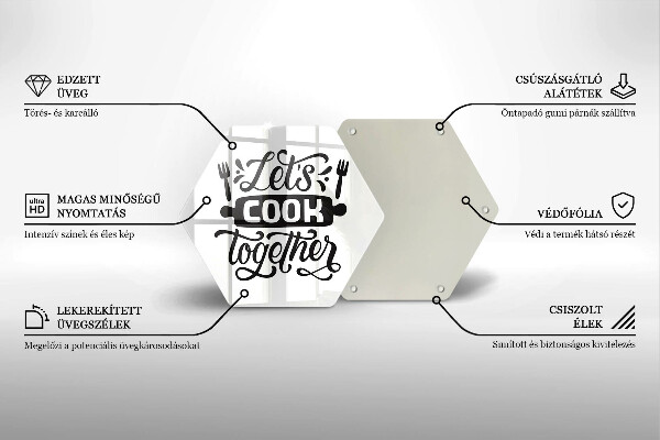 Cache plaque de cuisson Let's cook together