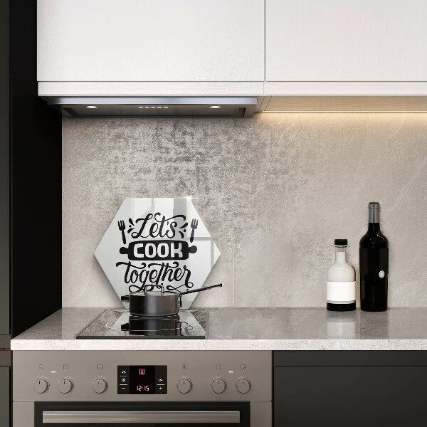 Cache plaque de cuisson Let's cook together