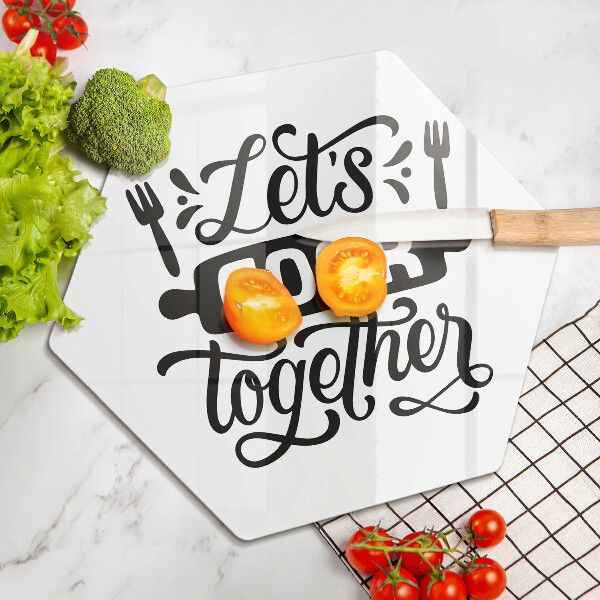 Cache plaque de cuisson Let's cook together