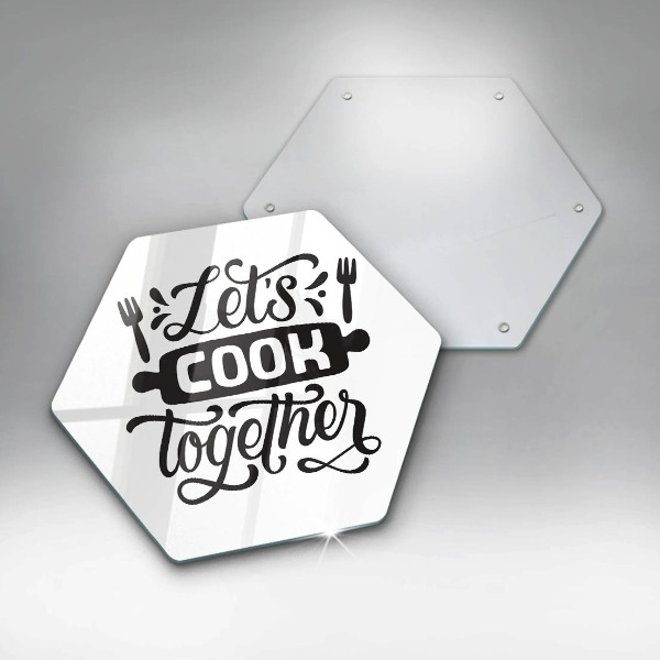 Cache plaque de cuisson Let's cook together