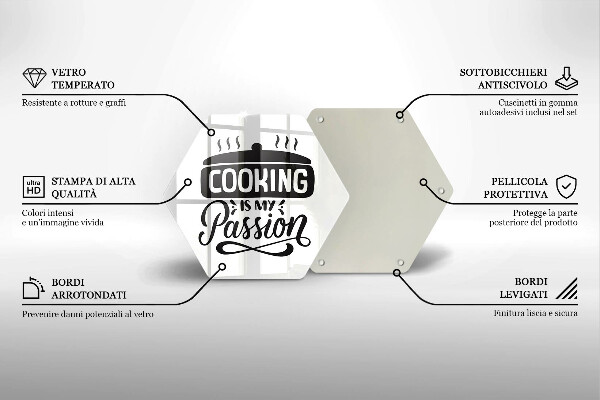Cache plaque de cuisson La cuisine est ma passion