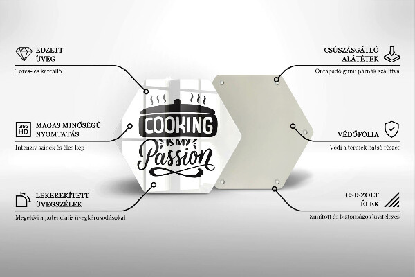 Cache plaque de cuisson La cuisine est ma passion