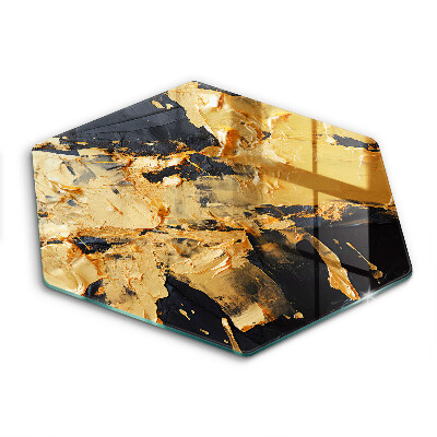 Protège plaque de cuisson Texture de peinture élégante