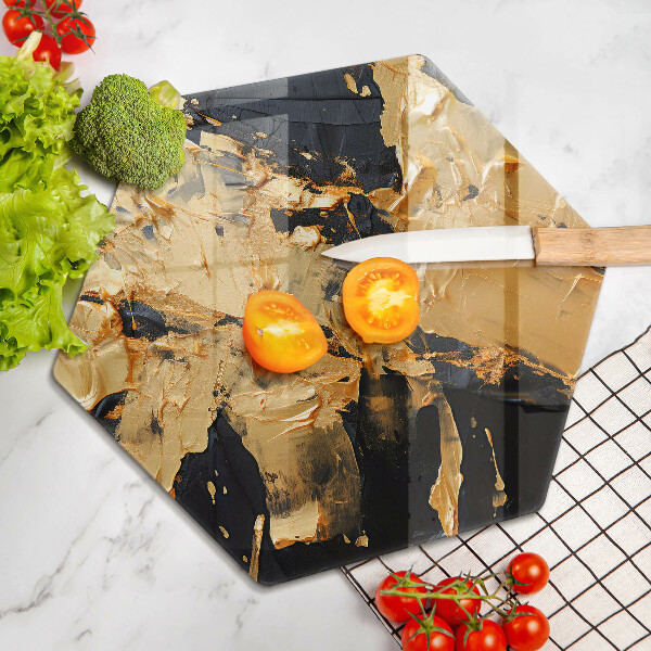 Protège plaque de cuisson Texture de peinture élégante