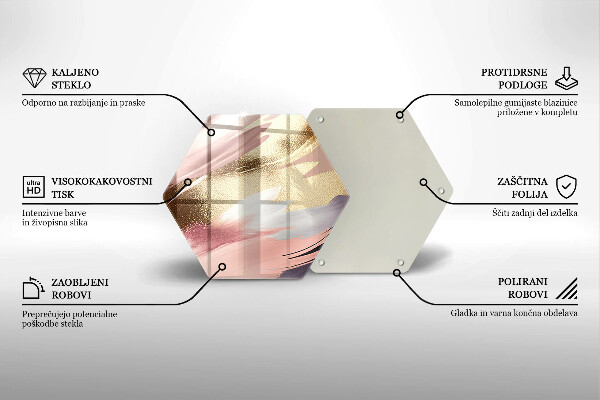Protège plaque de cuisson Taches pastel