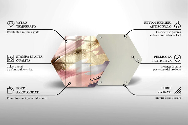 Protège plaque de cuisson Taches pastel