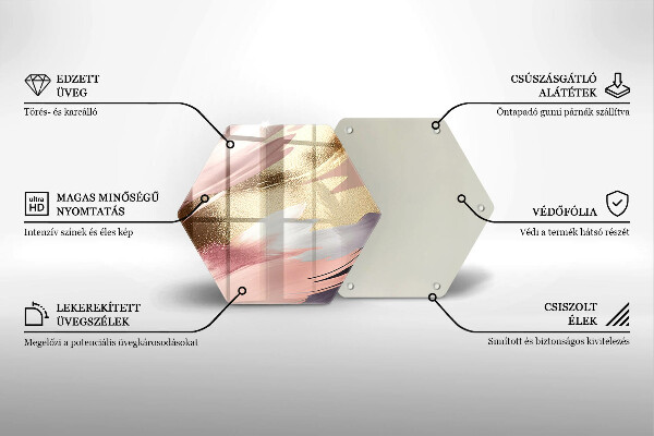 Protège plaque de cuisson Taches pastel