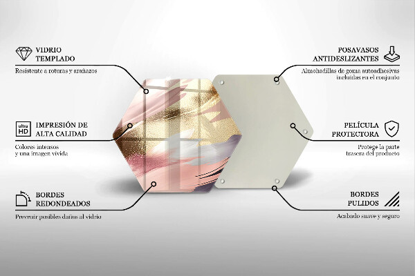 Protège plaque de cuisson Taches pastel