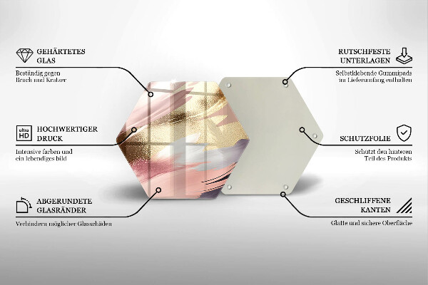 Protège plaque de cuisson Taches pastel