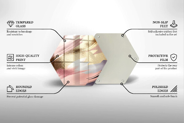 Protège plaque de cuisson Taches pastel