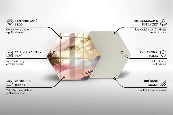 Protège plaque de cuisson Taches pastel