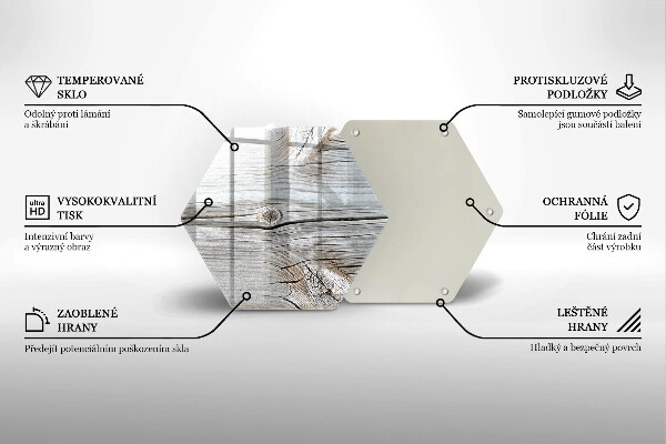 Protège plaque de cuisson Structure en bois clair