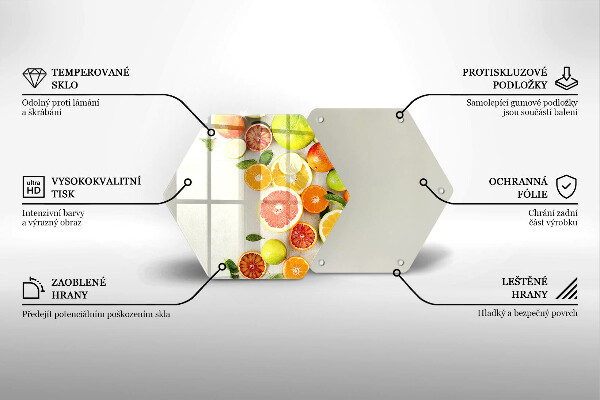 Protège plaque de cuisson Les agrumes