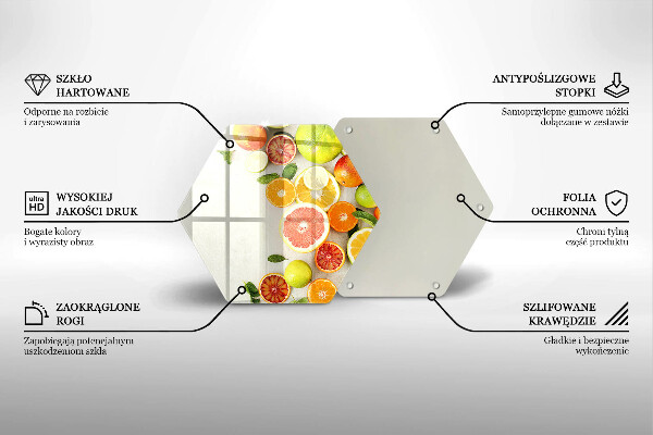 Protège plaque de cuisson Les agrumes