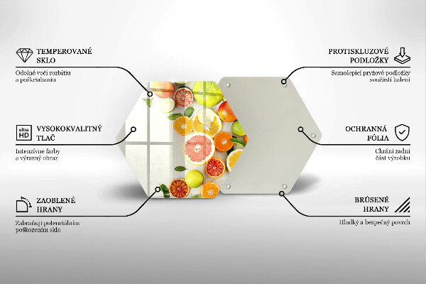 Protège plaque de cuisson Les agrumes