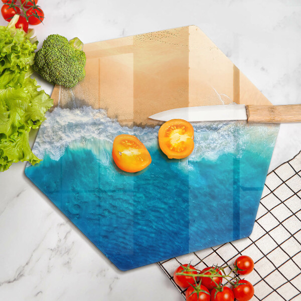 Protège plaque de cuisson Plage et mer