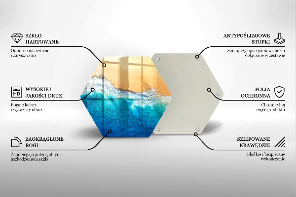 Protège plaque de cuisson Plage et mer