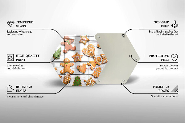 Protège plaque de cuisson Pain d'épice de Noël