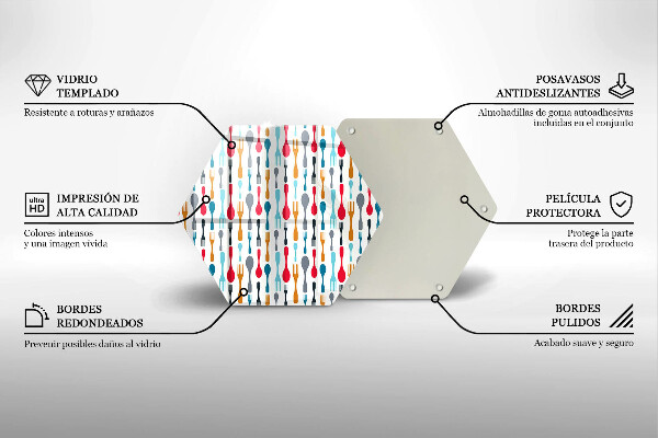 Protège plaque de cuisson Illustration de cuillère