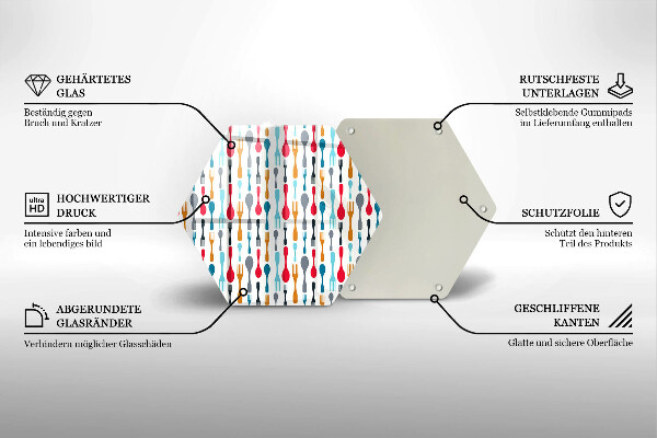 Protège plaque de cuisson Illustration de cuillère