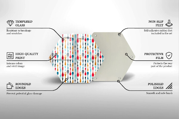 Protège plaque de cuisson Illustration de cuillère