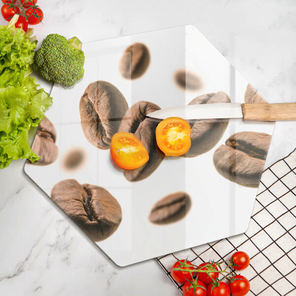 Protège plaque de cuisson Grains de café