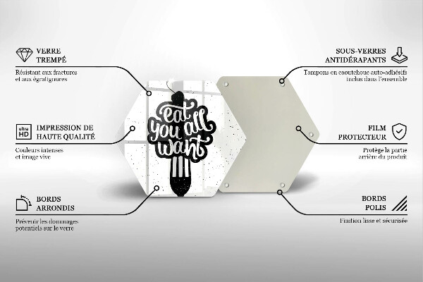 Protège plaque de cuisson Eat all you want