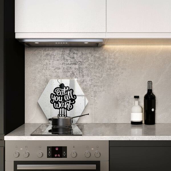 Protège plaque de cuisson Eat all you want