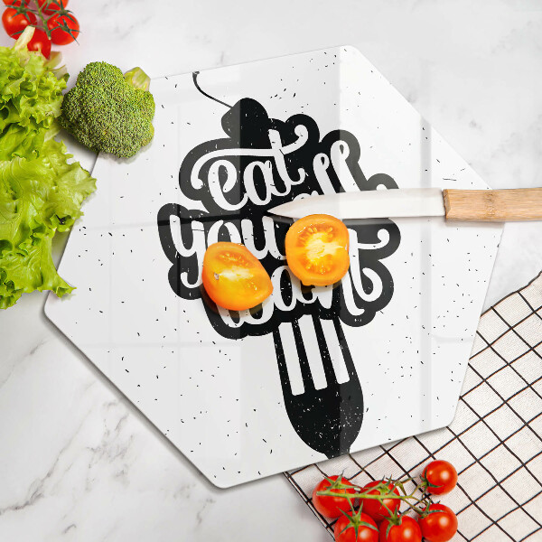 Protège plaque de cuisson Eat all you want