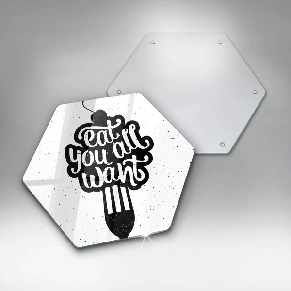 Protège plaque de cuisson Eat all you want